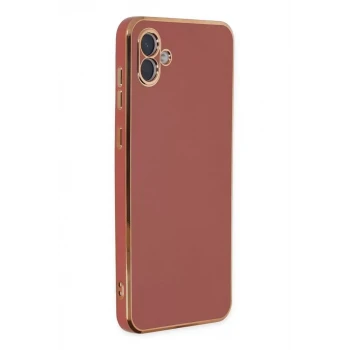 Newface Samsung Galaxy A04 Kılıf Volet Silikon - Kırmızı