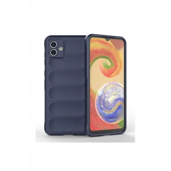 Newface Samsung Galaxy A04E Kılıf Optimum Silikon - Lacivert