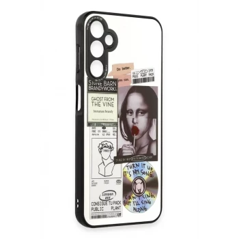 Newface Samsung Galaxy A04S Kılıf Mirror Desenli Kapak - Mirror - 2