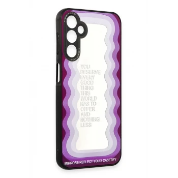 Newface Samsung Galaxy A04S Kılıf Mirror Desenli Kapak - Mirror - 5