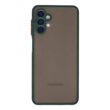 Newface Samsung Galaxy A04S Kılıf Montreal Silikon Kapak - Yeşil