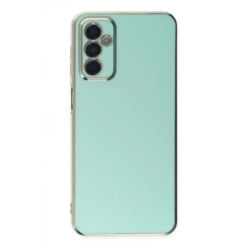 Newface Samsung Galaxy A04S Kılıf Volet Silikon - Açık Yeşil