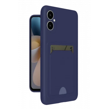 Newface Samsung Galaxy A05 Kelvin Kartvizitli Silikon - Lacivert