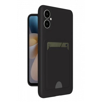 Newface Samsung Galaxy A05 Kelvin Kartvizitli Silikon - Siyah