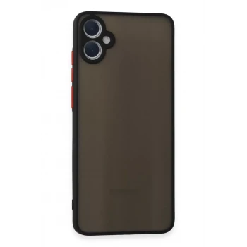 Newface Samsung Galaxy A05 Kılıf Montreal Silikon Kapak - Siyah