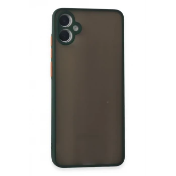 Newface Samsung Galaxy A05 Kılıf Montreal Silikon Kapak - Yeşil