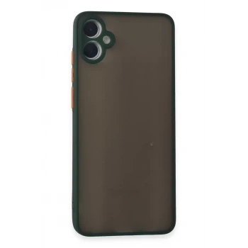 Newface Samsung Galaxy A05 Kılıf Montreal Silikon Kapak - Yeşil