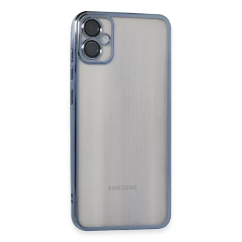Newface Samsung Galaxy A05 Kılıf Razer Lensli Silikon - Lacivert