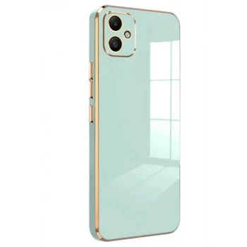 Newface Samsung Galaxy A05 Kılıf Volet Silikon - Açık Yeşil