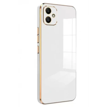 Newface Samsung Galaxy A05 Kılıf Volet Silikon - Beyaz