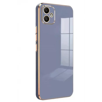 Newface Samsung Galaxy A05 Kılıf Volet Silikon - Mavi