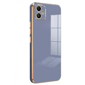 Newface Samsung Galaxy A05 Kılıf Volet Silikon - Mavi