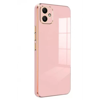Newface Samsung Galaxy A05 Kılıf Volet Silikon - Pembe