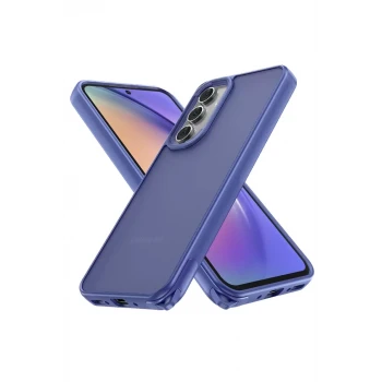 Newface Samsung Galaxy A05S Kılıf Elegant Kapak - Açık Mavi