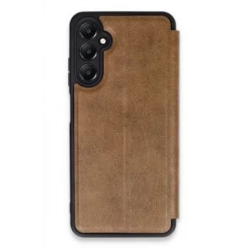 Newface Samsung Galaxy A05S Kılıf Flip Cover - Taba