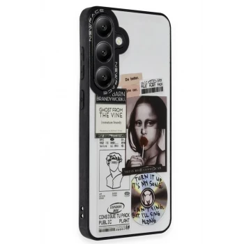 Newface Samsung Galaxy A05S Kılıf Mirror Desenli Kapak - Mirror - 2