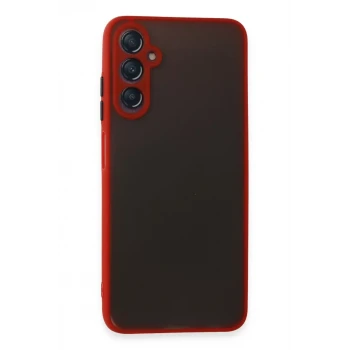 Newface Samsung Galaxy A05S Kılıf Montreal Silikon Kapak - Kırmızı
