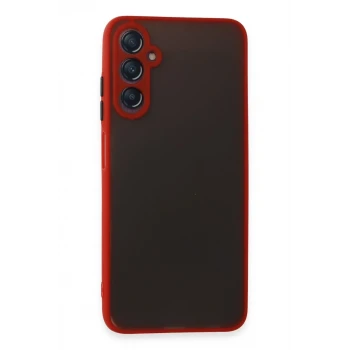 Newface Samsung Galaxy A05S Kılıf Montreal Silikon Kapak - Kırmızı