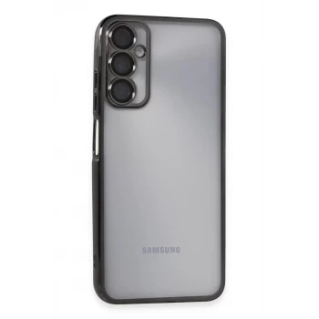 Newface Samsung Galaxy A05S Kılıf Razer Lensli Silikon - Siyah