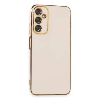 Newface Samsung Galaxy A05S Kılıf Volet Silikon - Beyaz