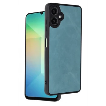 Newface Samsung Galaxy A06 Kılıf Aras Deri Kapak - Açık Yeşil