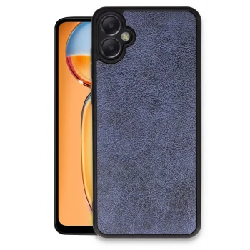 Newface Samsung Galaxy A06 Kılıf Aras Deri Kapak - Lacivert
