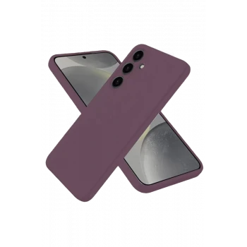 Newface Samsung Galaxy A06 Kılıf First Silikon - Mürdüm