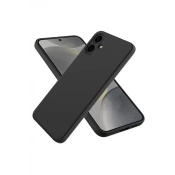 Newface Samsung Galaxy A06 Kılıf First Silikon - Siyah