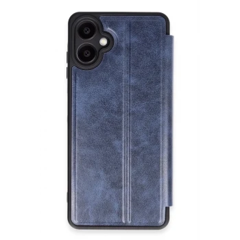 Newface Samsung Galaxy A06 Kılıf Flip Cover - Lacivert