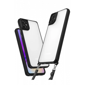 Newface Samsung Galaxy A06 Kılıf Penta Silikon Kılıf - Siyah