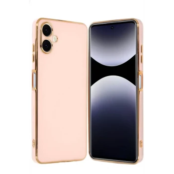 Newface Samsung Galaxy A06 Kılıf Volet Silikon - Pembe