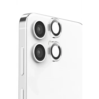 Newface Samsung Galaxy A06 Raze Metal Kamera Lens - Gümüş