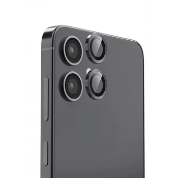 Newface Samsung Galaxy A06 Raze Metal Kamera Lens - Siyah