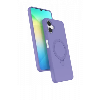 Newface Samsung Galaxy A06 Regal Magsafe Standlı Kapak - Lila