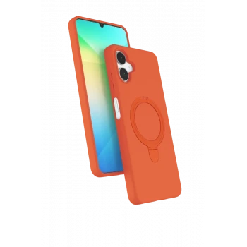 Newface Samsung Galaxy A06 Regal Magsafe Standlı Kapak - Turuncu