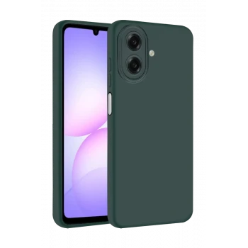 Newface Samsung Galaxy A07 4G First Silikon - Koyu Yeşil
