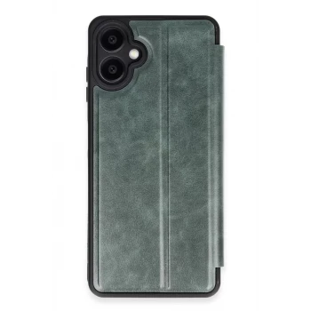Newface Samsung Galaxy A07 4G Flip Cover - Yeşil