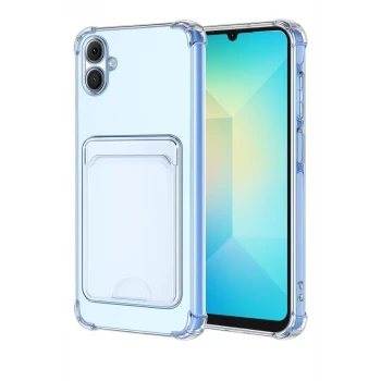 Newface Samsung Galaxy A07 4G Kart Şeffaf Silikon - Şeffaf