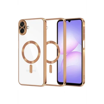 Newface Samsung Galaxy A07 4G Kross Magneticsafe Kapak - Çöl Titanyum
