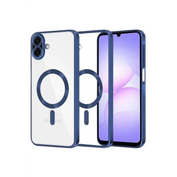 Newface Samsung Galaxy A07 4G Kross Magneticsafe Kapak - Lacivert