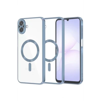 Newface Samsung Galaxy A07 4G Kross Magneticsafe Kapak - Sierra Blue