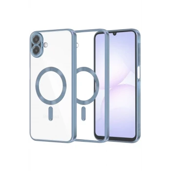 Newface Samsung Galaxy A07 4G Kross Magneticsafe Kapak - Sierra Blue