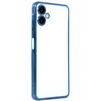 Newface Samsung Galaxy A07 4G Razer Lensli Silikon - Açık Mavi