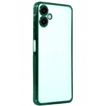 Newface Samsung Galaxy A07 4G Razer Lensli Silikon - Yeşil