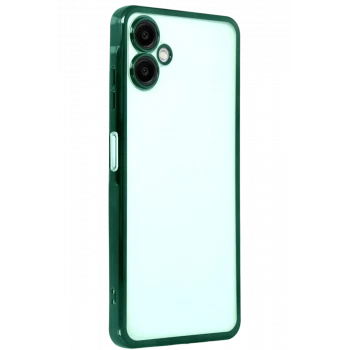 Newface Samsung Galaxy A07 4G Razer Lensli Silikon - Yeşil