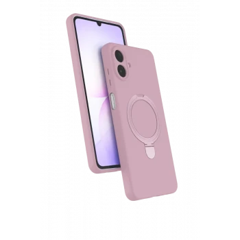 Newface Samsung Galaxy A07 4G Regal Magsafe Standlı Kapak - Açık Pembe