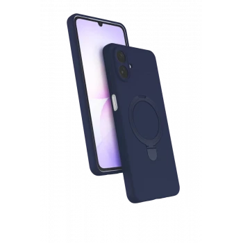 Newface Samsung Galaxy A07 4G Regal Magsafe Standlı Kapak - Lacivert