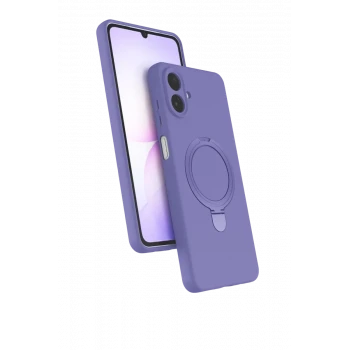 Newface Samsung Galaxy A07 4G Regal Magsafe Standlı Kapak - Lila