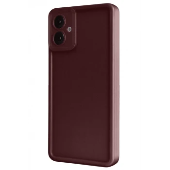 Newface Samsung Galaxy A07 4G Viera Silikon - Bordo