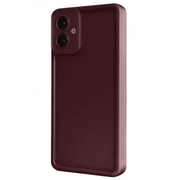 Newface Samsung Galaxy A07 4G Viera Silikon - Bordo